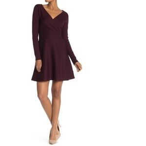 Solutions! Surplice Swing Dress